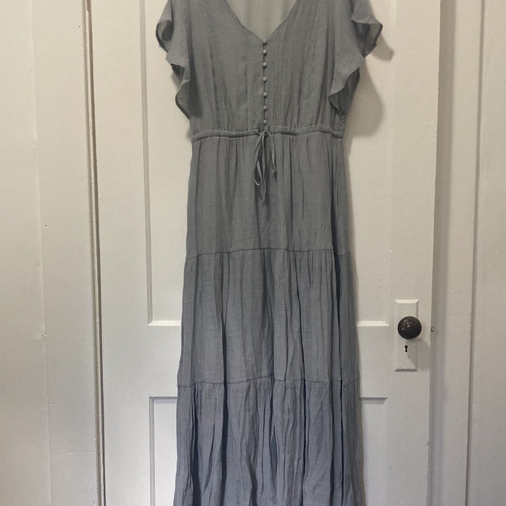 Listicle boutique dress ankle length L - Picture 2 of 4